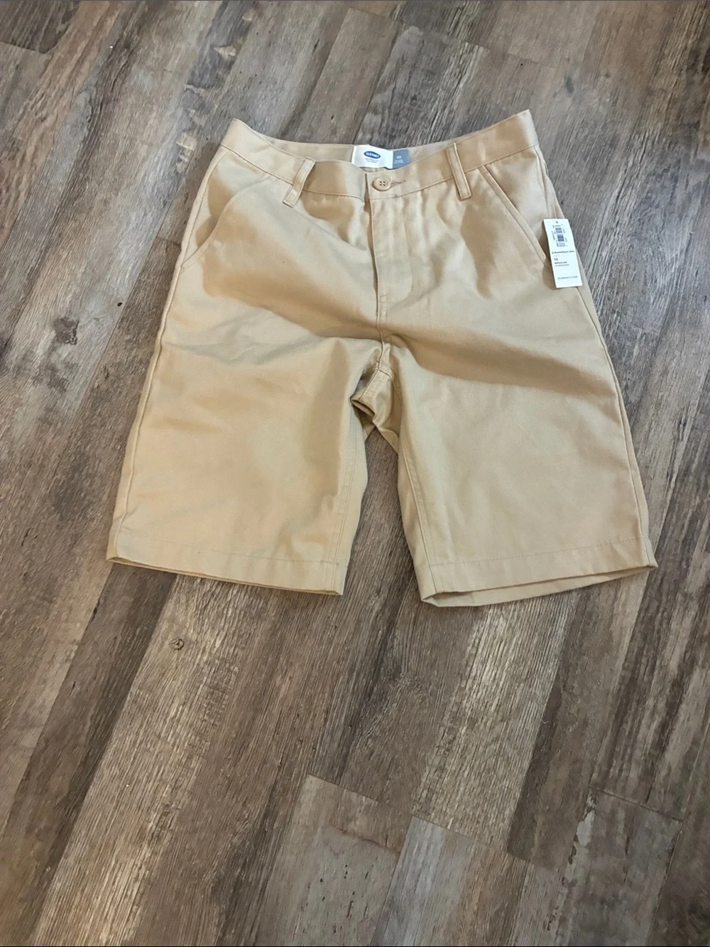 Old Navy Khaki/Tan Classic Chino Shorts - Boys Sz 10 NWT